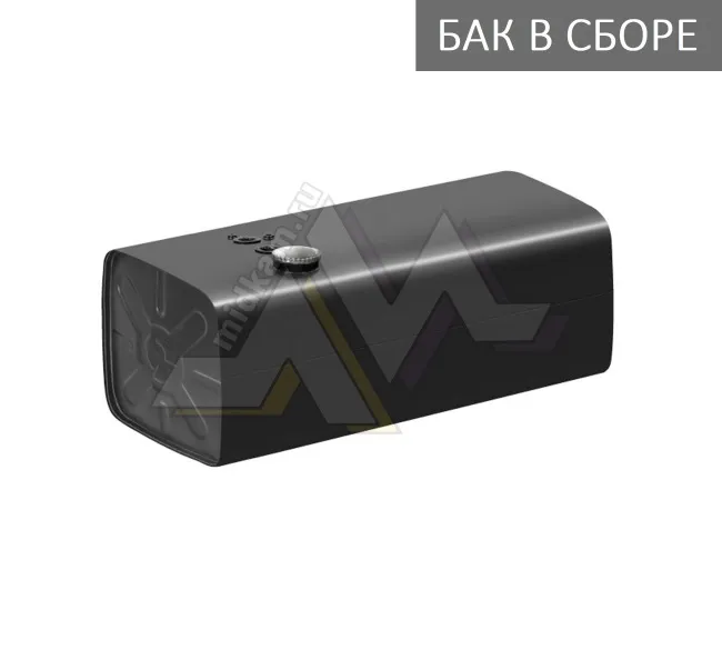 Бак топливный в сборе 500л. 1250*660*660 (дл*выс*шир) с Т/З, низкая горл, полуоб крышка / КМЗ (№4)