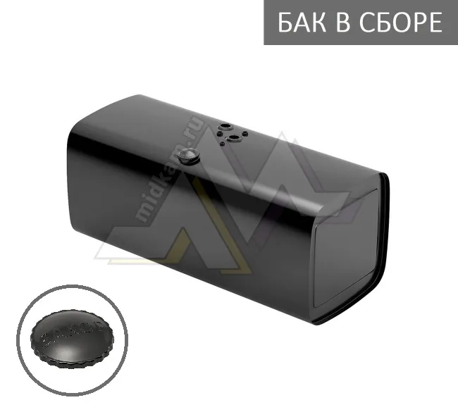 Бак топливный в сборе 600л. 1500*650*650 (дл*выс*шир) с Т/З, низкая горл, полуоб крышка / Бакор (№7)