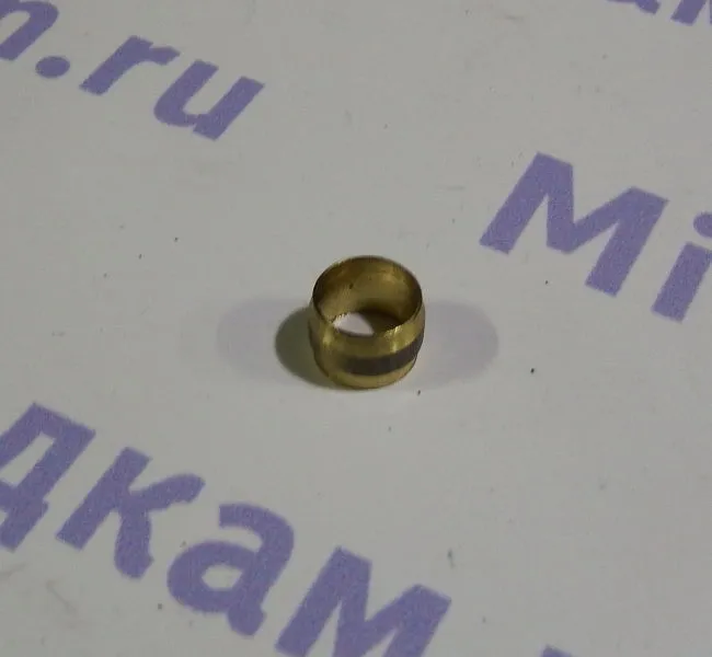 Муфта трубки d.10 медная