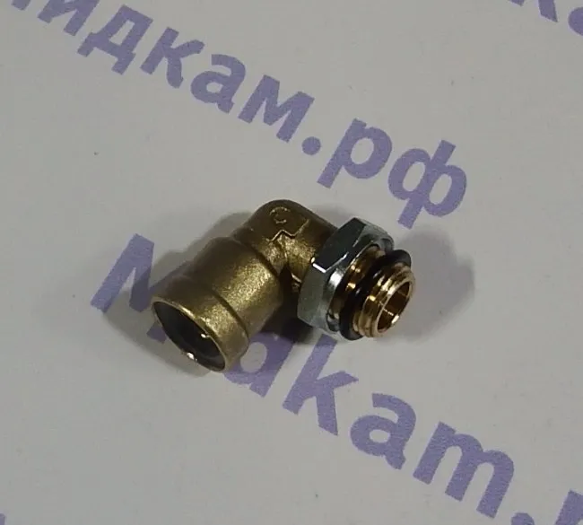 Угольник М16хB12 в сборе ( под пластиковую трубку Ф12 )