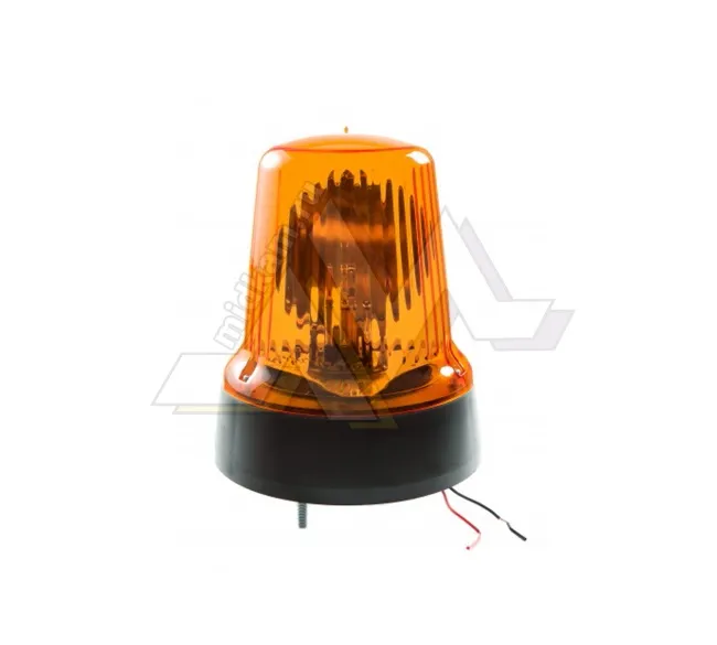 Маяк проблесковый 24V 21W (на болтах, с проводами) автожелтый / Сакура