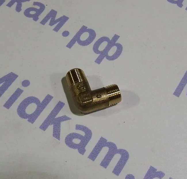 Угольник М10хК10 (бака) голый