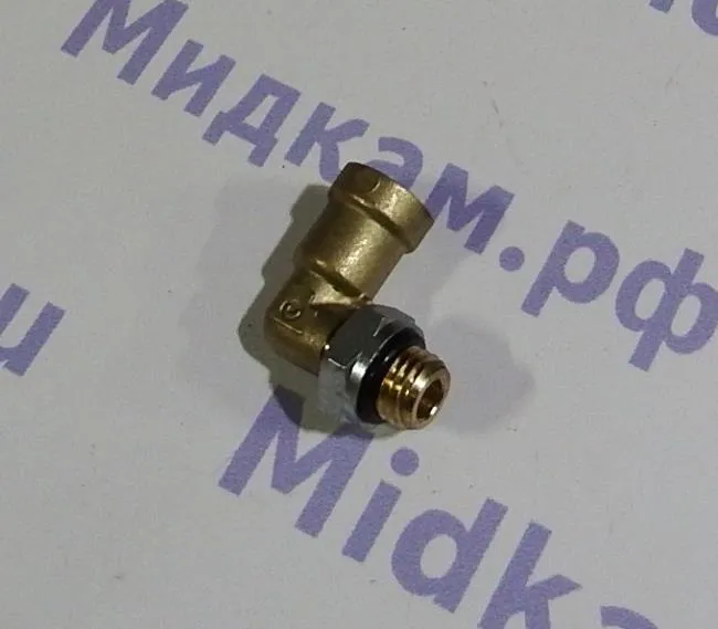 Угольник М12хВ8 в сборе (под пластиковую трубку Ф8)