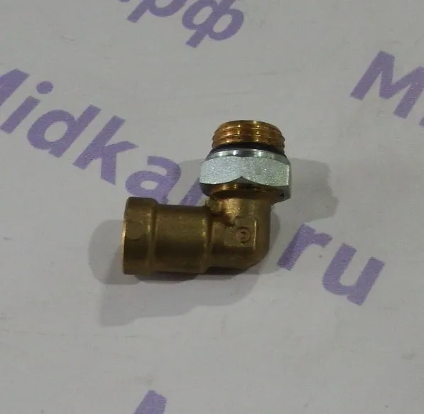 Угольник М16хВ8 в сборе (под пластиковую трубку ф 8)