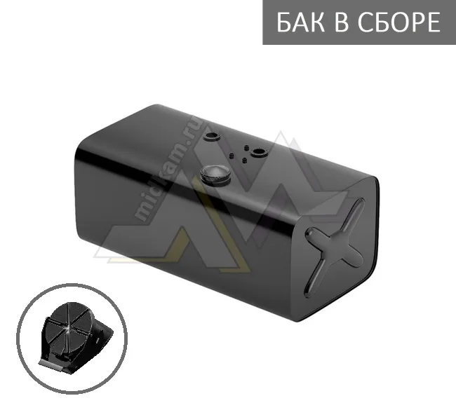 Бак топливный в сборе 170л.  950*405*498 (дл*выс*шир) с Т/З, выс горл, откид крышка / Бакор (№1)