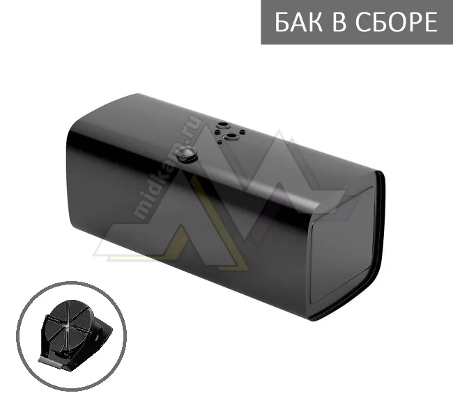 Бак топливный в сборе 600л. 1500*650*650 (дл*выс*шир) с Т/З, выс горл, откид крышка / Бакор (№7)