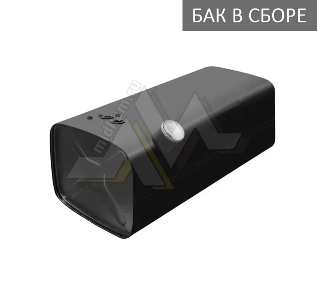 Бак топливный в сборе 500л. 1630*530*650 (дл*выс*шир) с Т/З, высокая горл, полуоб крышка / КМЗ (№11)
