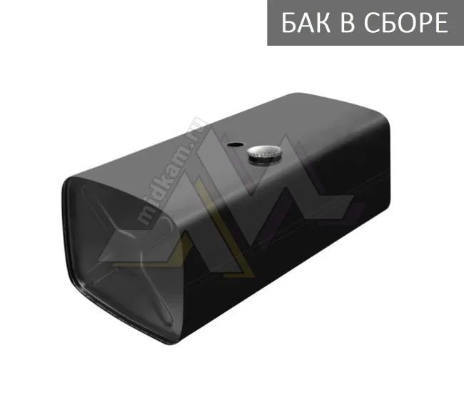 Бак топливный в сборе 500л. 1630*530*650 ЕВРО (дл*выс*шир) с Т/З, низ горл, пол крыш / КМЗ (№11 ЕВ)