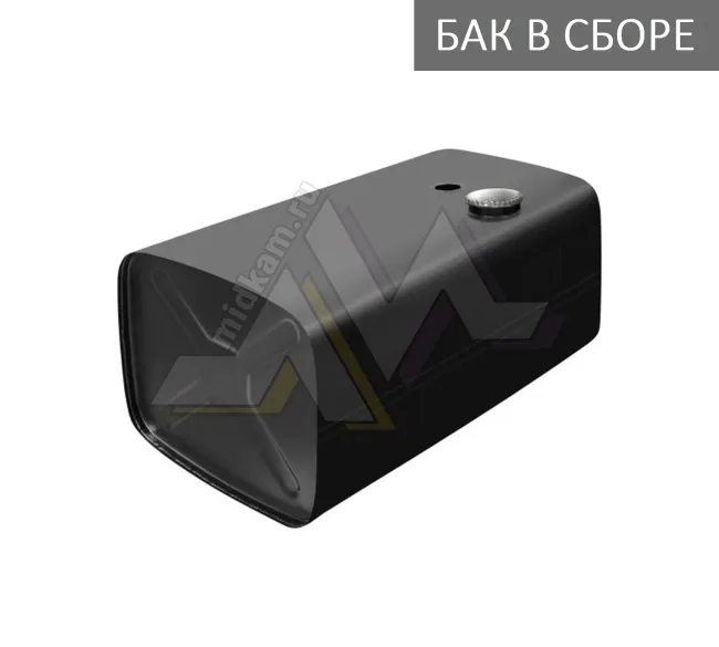Бак топливный в сборе 350л. 1150*530*650 ЕВРО (дл*выс*шир) без Т/З, низ горл, пол кр / КМЗ (№10 ЕВ)