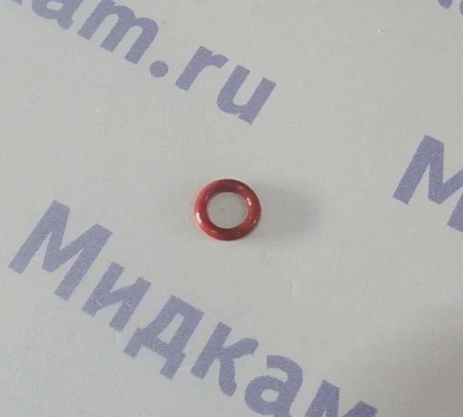 Кольцо маслосъемное на головку блока D 10  ( красное )
