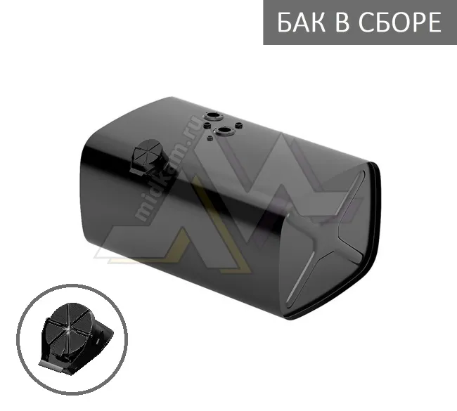 Бак топливный в сборе 300л.  990*530*650 (дл*выс*шир) с Т/З, выс горл, откид крышка / Бакор (№2)