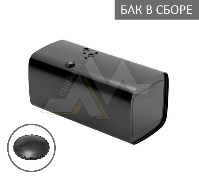 Бак топливный в сборе 500л. 1325*650*650 ЕВРО (дл*выс*шир) без Т/З, низ горл, пол кр / Бакор (№6 ЕВ)