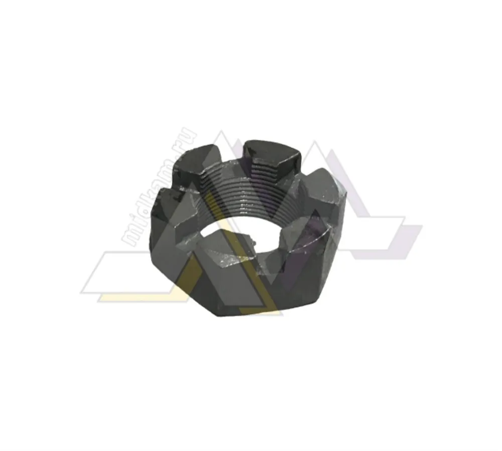 Гайка реактивного пальца ( корончатая ) М30х1,5 / КМД