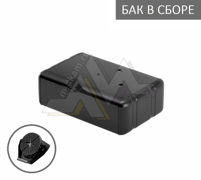 Бак топливный в сборе 175л. 950*315*605 (дл*выс*шир) на ЗИЛ-130, с Т/З, откидная крышка / Бакор