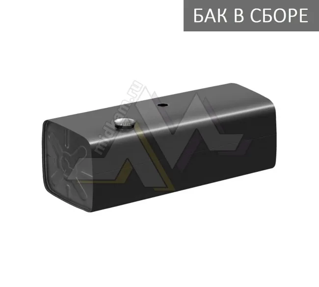 Бак топливный в сборе 600л. 1540*660*660 ЕВРО (дл*выс*шир) без Т/З, низ горл, пол крыш / КМЗ (№7 ЕВ)
