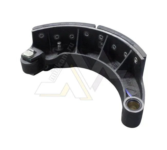 Колодка тормозная в сборе с накладкой (ширина =160мм)  / Shaanxi Hande Axle Co., Ltd / Импорт