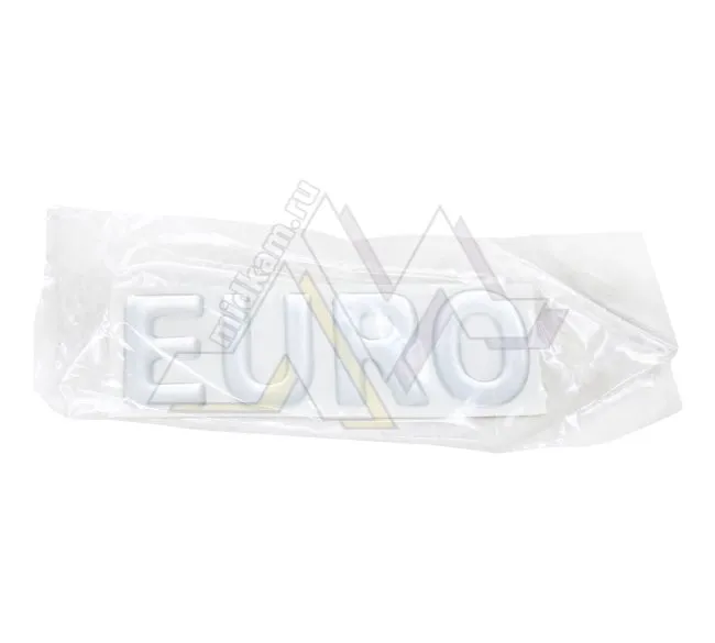 Табличка объемная EURO / серебро