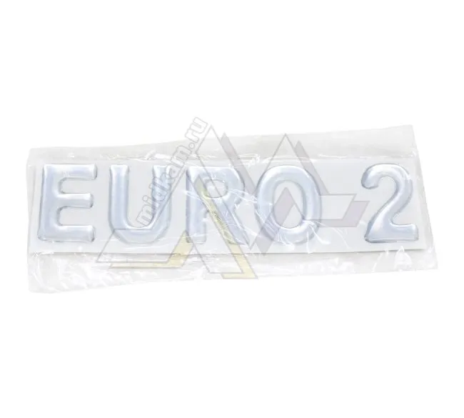 Табличка объемная EURO-2 / серебро