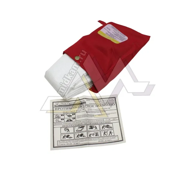 Кошма (полотно противопожарное) ПП-300 (1,5 м х 2 м)