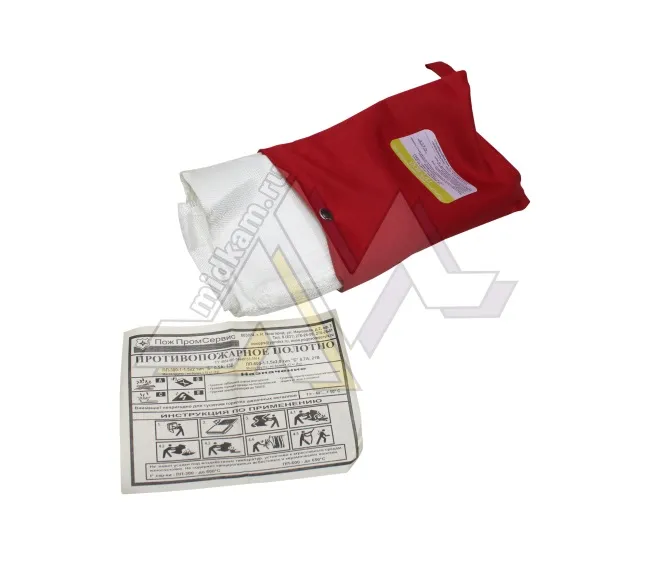 Кошма (полотно противопожарное) ПП-600 (1,5 м х 2 м)