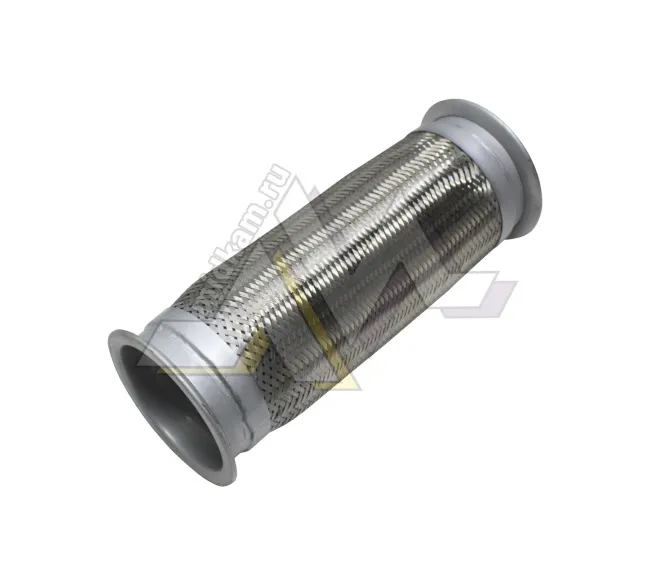 Гофра глушителя SHACMAN X3000 L=350 D=120 (прямая, под 2 хомута, в оплетке)