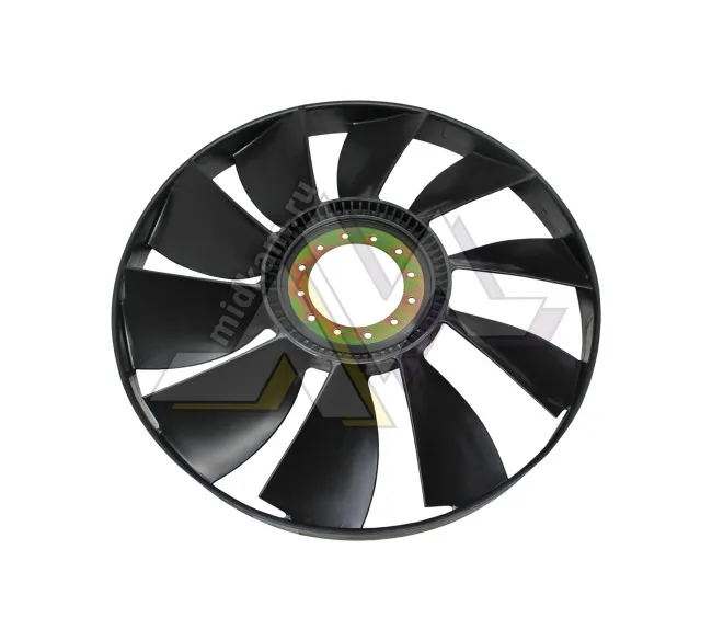 Крыльчатка вентилятора 640 мм (в обечайке) дв.WD615/WD10/WD12/WP10/D10