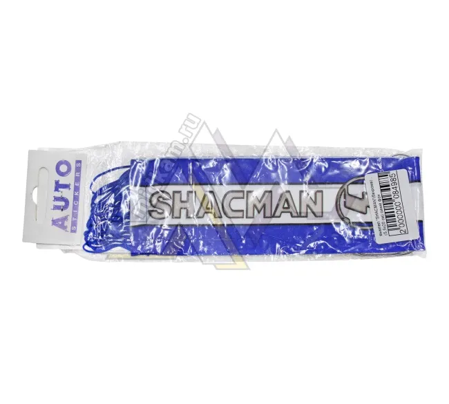 Вымпел "SHACMAN" (5,5х20 см) синий (бахрома)