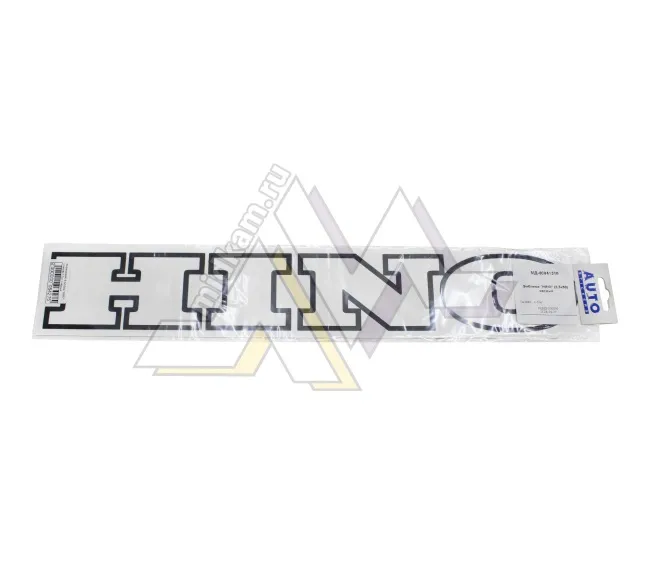 Эмблема "HINO" (8,5х50) черный