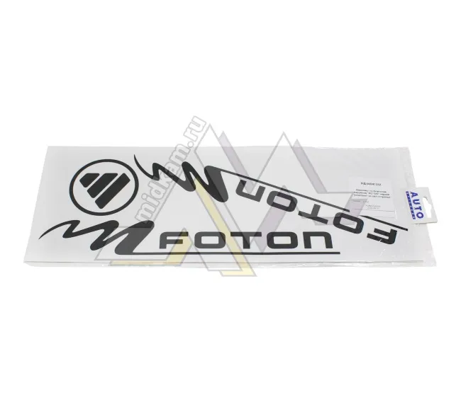 Наклейка на форточки наружная "FOTON" черная (комплект на две стороны)
