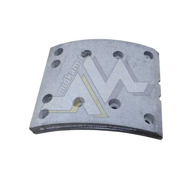Накладка тормозная  (ширина = 160мм) 81.50221.0943 / Shaanxi Hande Axle Co., Ltd
