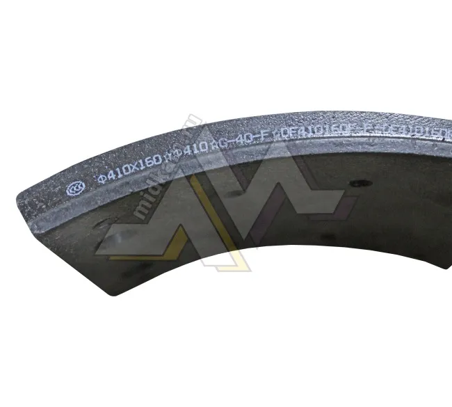 Накладка тормозная  (ширина = 160мм) 81.50221.0943 / Shaanxi Hande Axle Co., Ltd