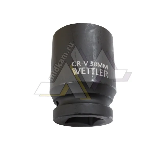 Головка торцевая ударная 1DR 38мм / Vettler