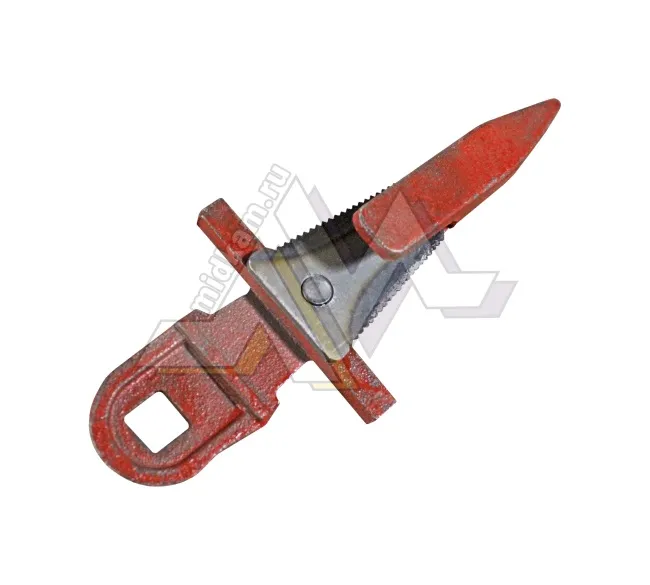 Палец КЗНМ 08.010 одинарный с квадр. отв. с ПРЯМЫМ КОНЦОМ (КСФ-2,1,КСК-100)